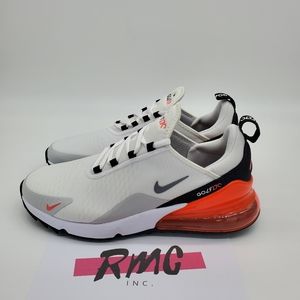 Nike Air Max 270 G White Grey GOLF Shoes